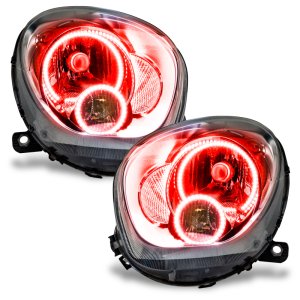 Mini Cooper Countryman Fog Halo Kit - ORACLE Lighting - LED Headlight Halo - Red - `11-`15